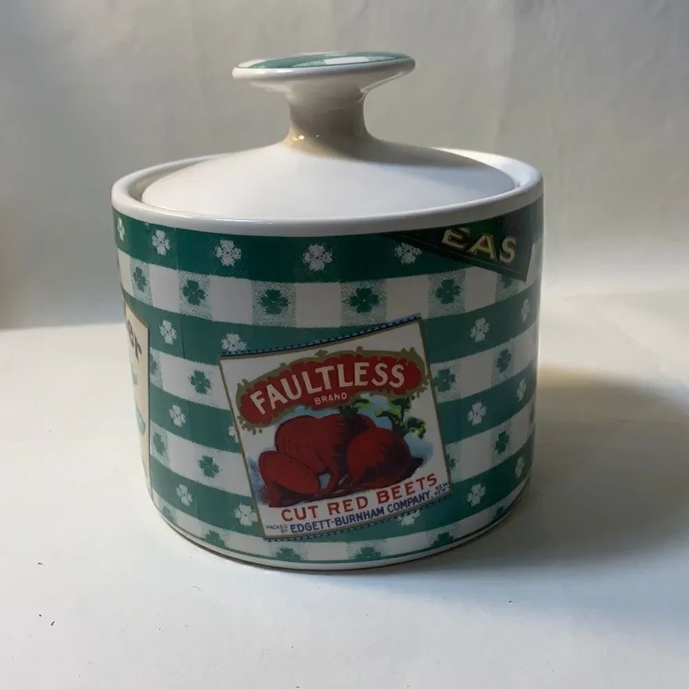 Omnibus By Fitz & Floyd Country Cupboard Canister